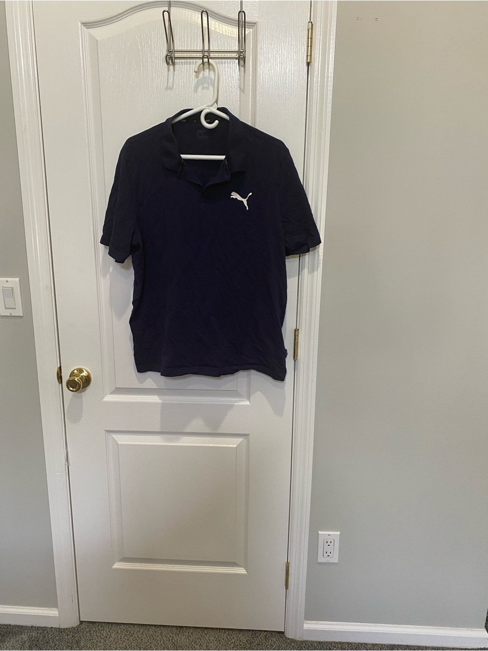 Puma navy collared shirt